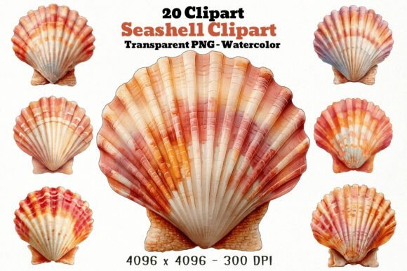 20 Seashell PNG Clipart: A Guide to High-Quality Coastal Design Assets