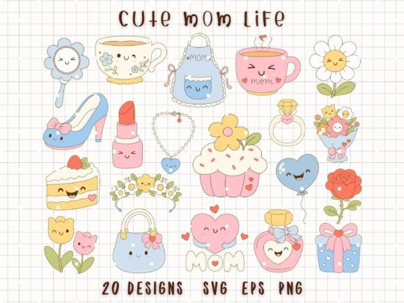 Celebrating Motherhood Through Digital Art: The Rise of Mom Life Clipart