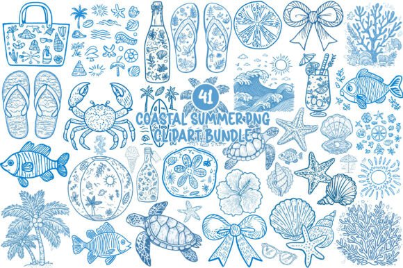Coastal Summer Png Clipart Bundle: A Comprehensive Guide for Digital Creators