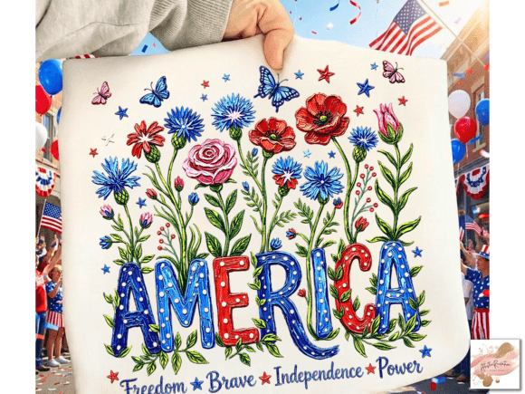 Evaluating Floral Patriotic PNG Assets for American-Themed Design Projects