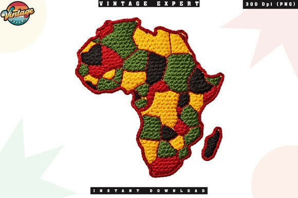 Evaluating the African Pride Map Crochet Yarn Faux PNG for Creative Projects