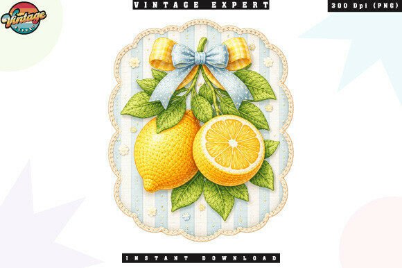 Evaluating the Vintage Lemon Aesthetic Crochet Yarn PNG for Commercial Design