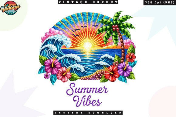 Summer Vibes Palm Tree Flower PNG Guide