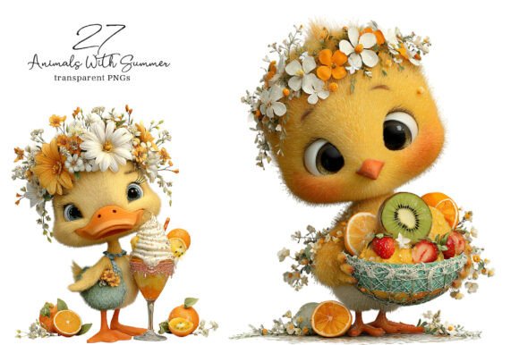 Unlocking Creativity: A Guide to Using Whimsical Animals Summer Clipart in Modern Design