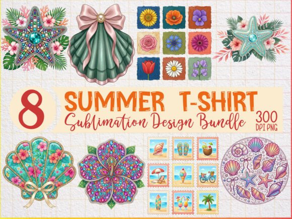 Unlocking Summer Creativity with High-Resolution Sublimation Designs